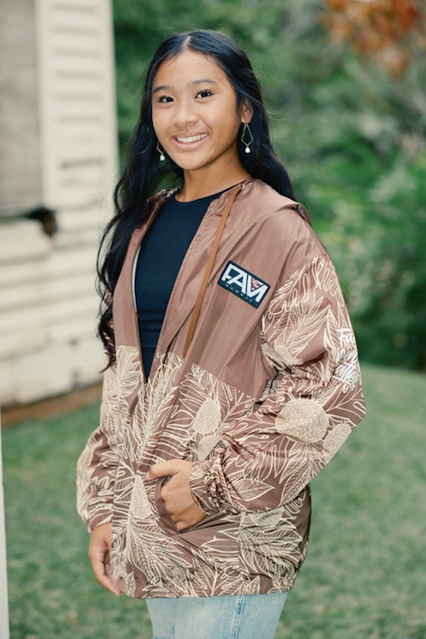 Brown Stay Rooted Ulu Windbreaker