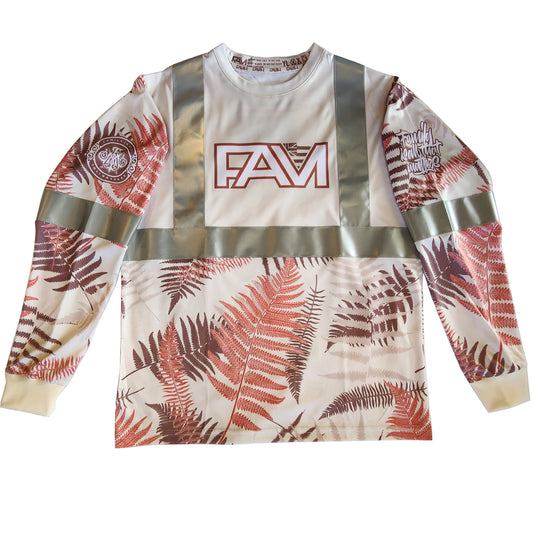 Beige Salmon Palapalai Safety Reflective HI VIZ Long Sleeve Series 3
