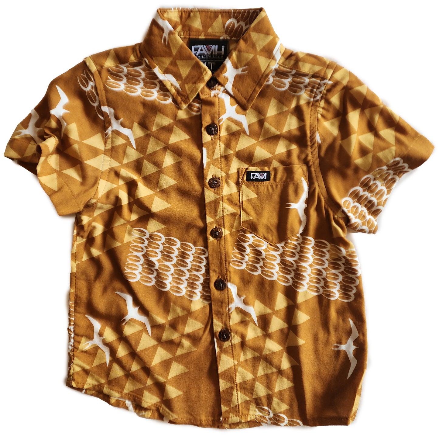 Rusty Iwa Keiki Aloha Shirt