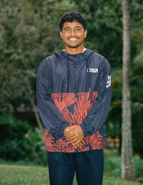 Red Stay Rooted Ulu Windbreaker