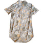 Grey Floral Dress Shirt