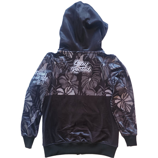 BLack Kalo Zip Up Hoodie