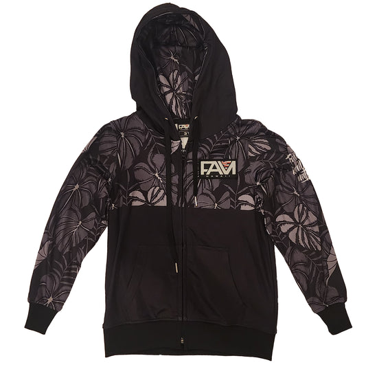 Black Kalo Youth Zip Up Hoodie