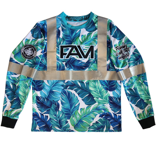 Tropical Aurora Safety Reflective HI VIZ Long Sleeve Series 3