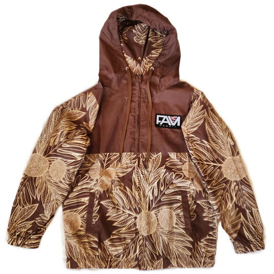 Brown Stay Rooted Ulu Wind Breaker