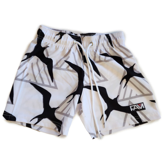 White Iwa Youth Shorts