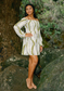 Pikake White Long Sleeve Dress